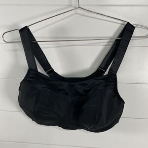 Brooks Sports Bra Womens 36F Black Embody High Impact Underwire Running 350067